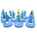 Subbuteo Andrew Table Soccer Manchester City 2014-2015 on Classic Hasbro bases